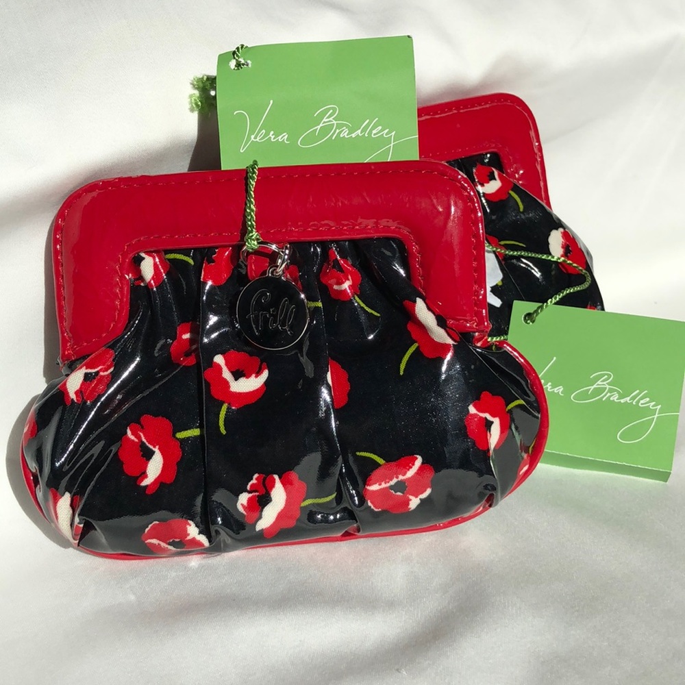 Authentic Vera Bradley Charmed Coin Pouch.